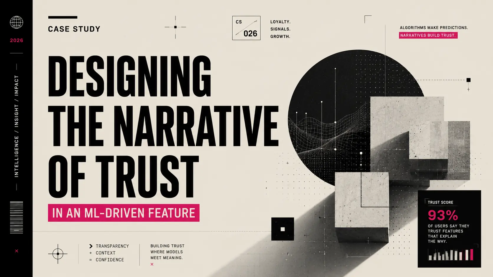 Designing the Narrative of Trust in an ML-Driven Feature